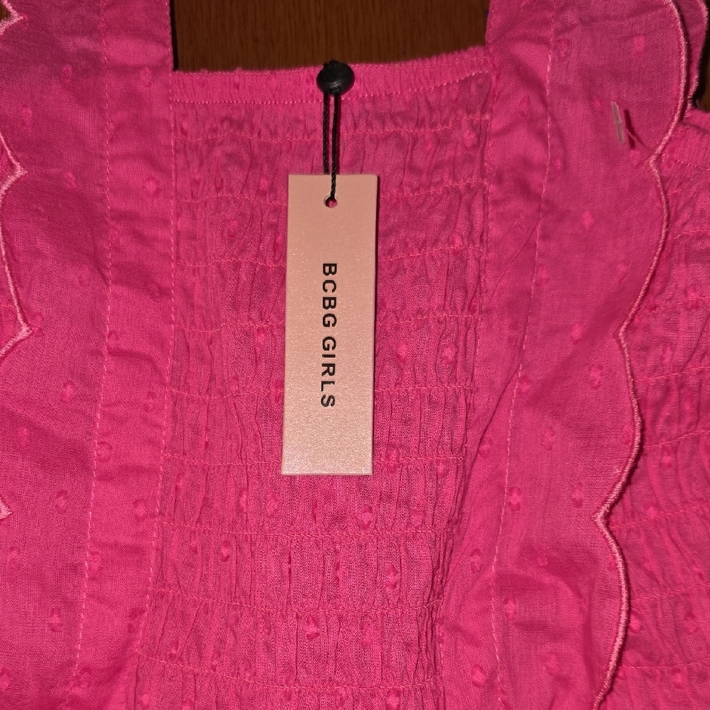 Pink Ruffled Kids One Piece - Picture 3 of 8